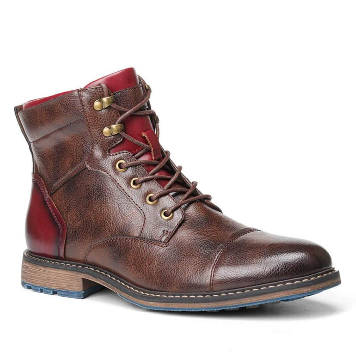 Connor - Premium Leather Oxford Boots