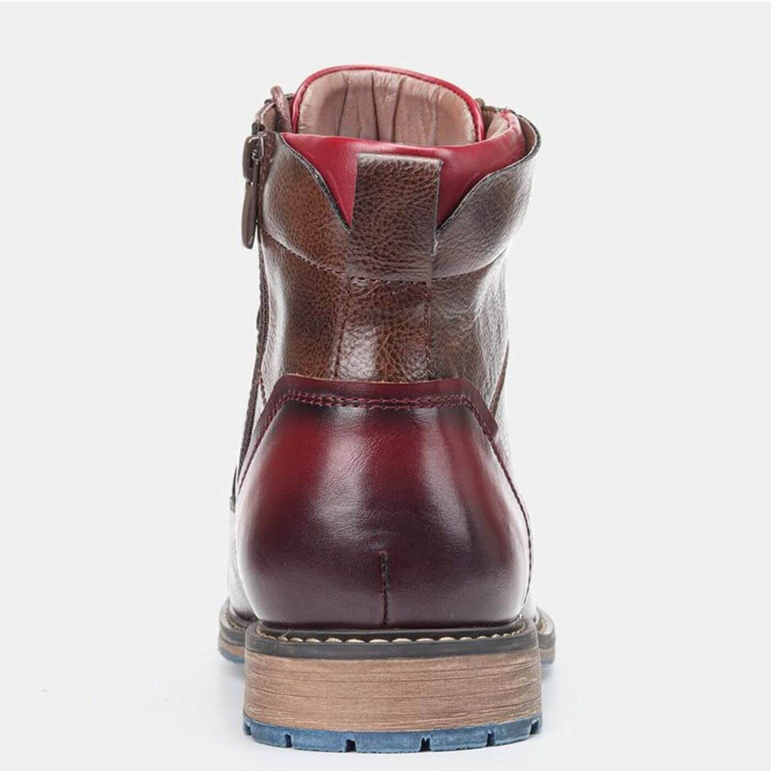 Connor - Premium Leather Oxford Boots