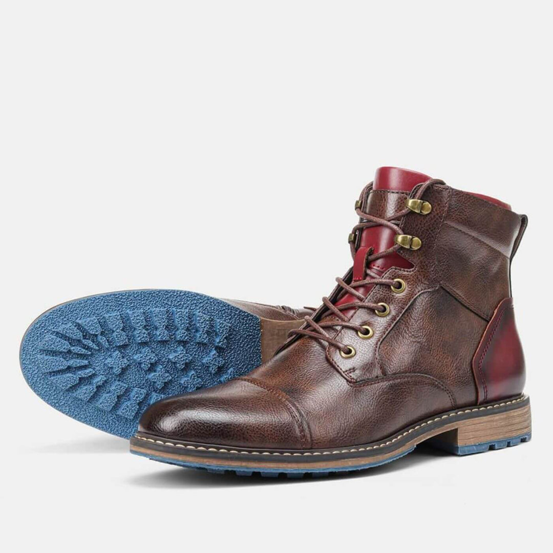 Connor - Premium Leather Oxford Boots