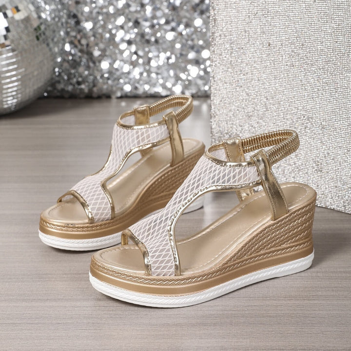 Danica – Elegant Orthopedic Slip-on Sandals for Women with Wedge Heel