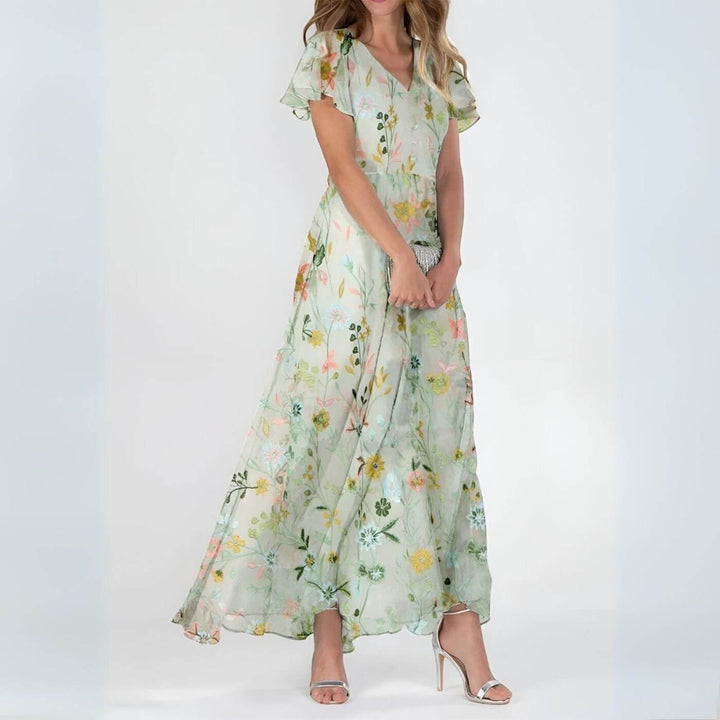 Danielle – Elegant Flowy Maxi Dress