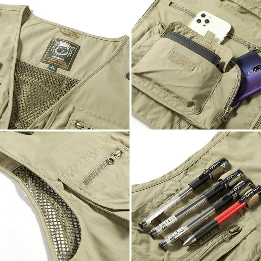 Derek - Multi-Pocket Tactical Vest