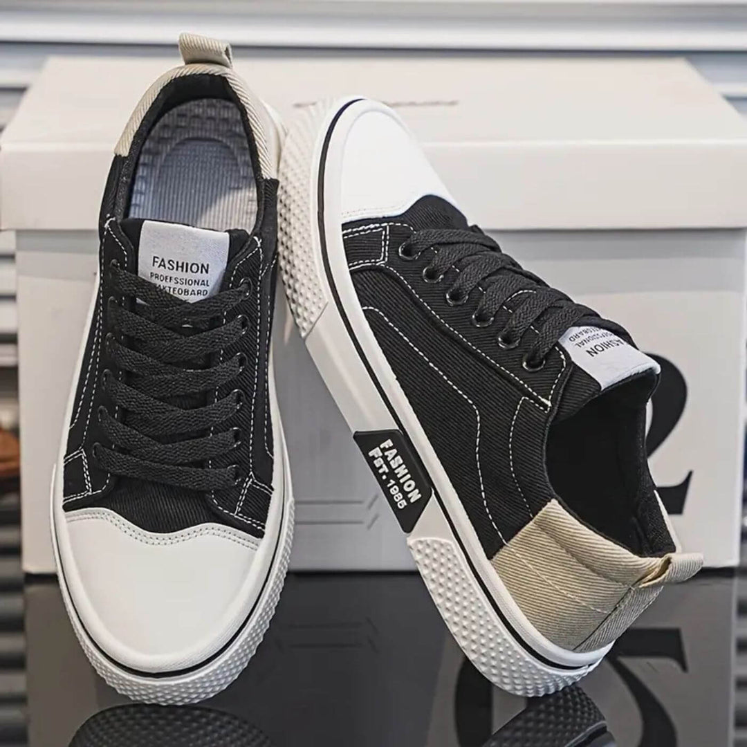 Desmond - Comfortable Lace Up Casual Sneakers