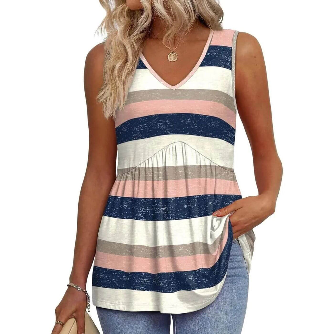 Diana - Sleeveless Casual Top