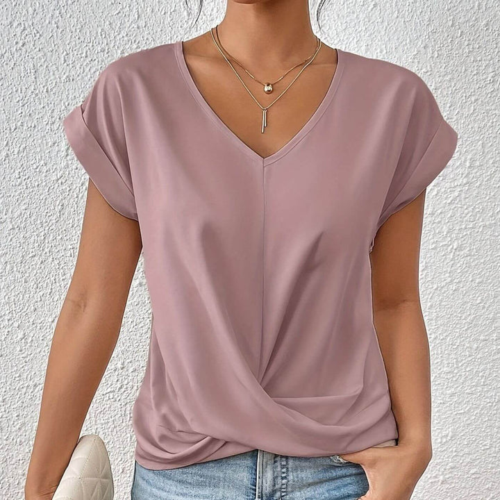 Dulce – Casual V-Neck T-shirt