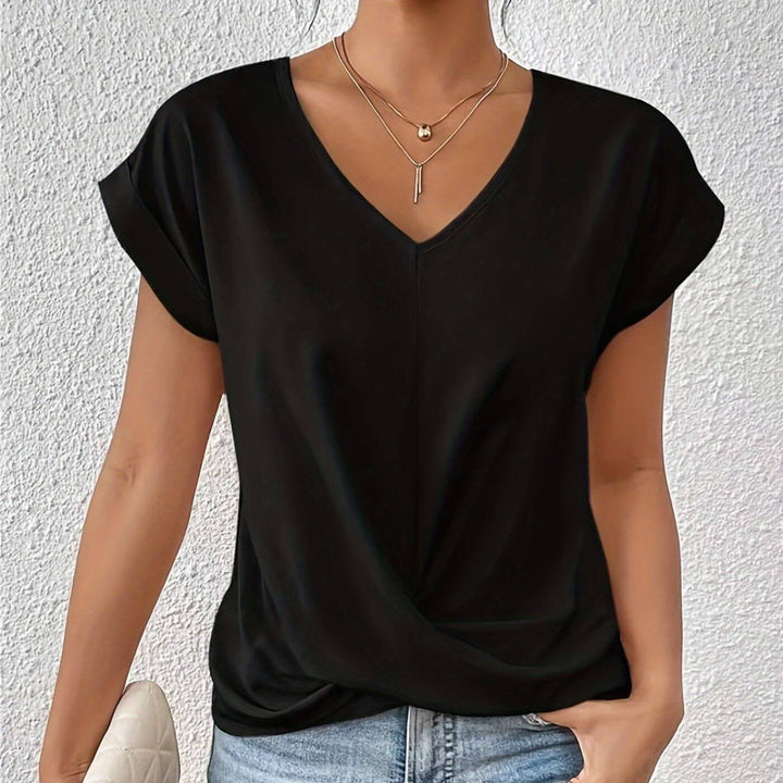 Dulce – Casual V-Neck T-shirt