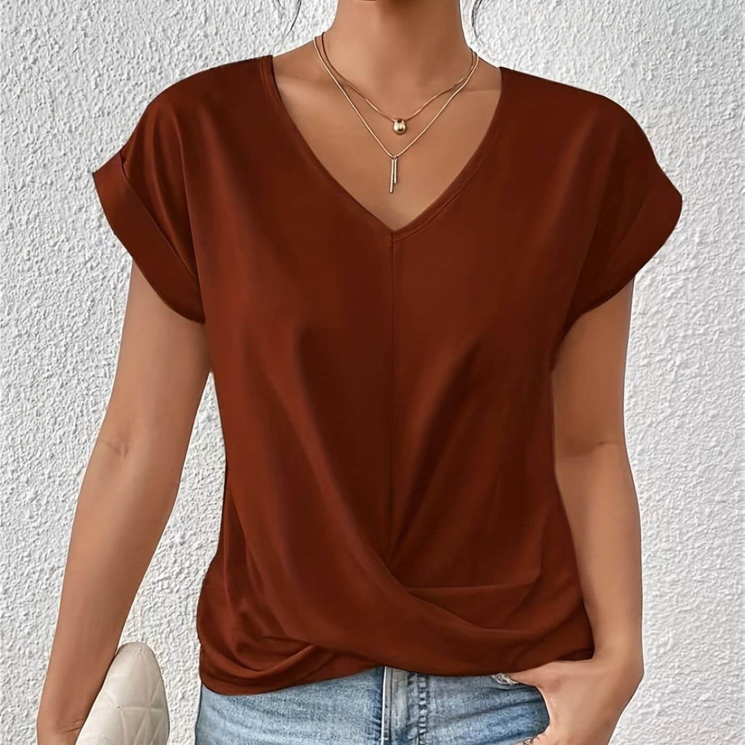 Dulce – Casual V-Neck T-shirt