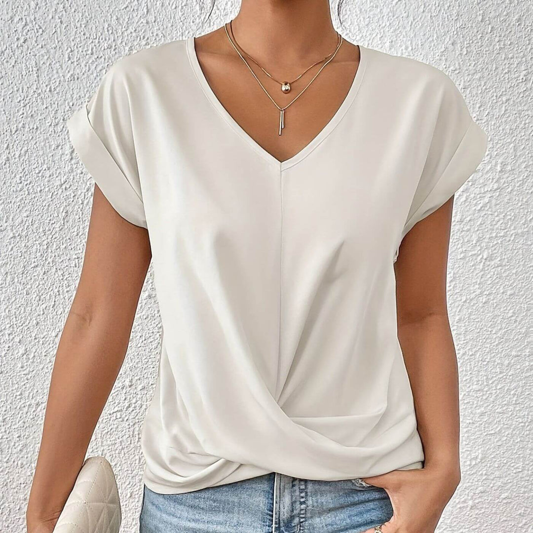 Dulce – Casual V-Neck T-shirt