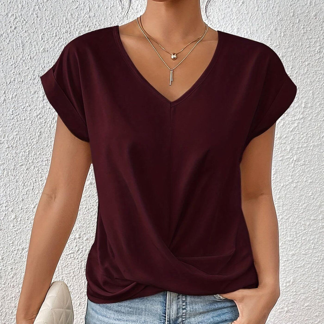 Dulce – Casual V-Neck T-shirt