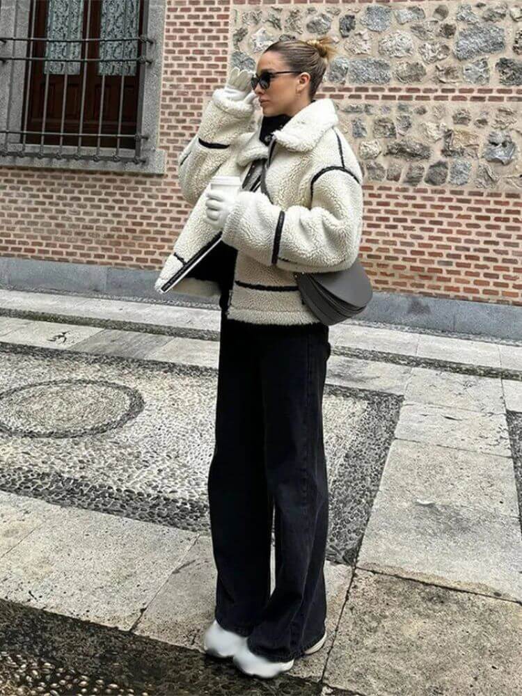 Elise - Winter Fleece Teddy Jacket