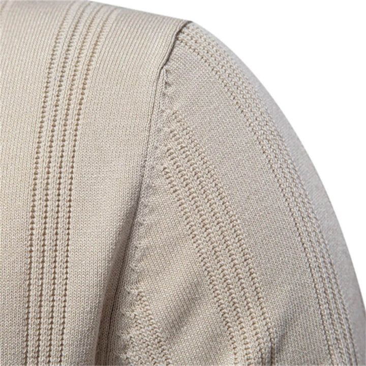 Emanuel - Ribbed Knit Comfortable Polo Shirt (1+1 FREE)