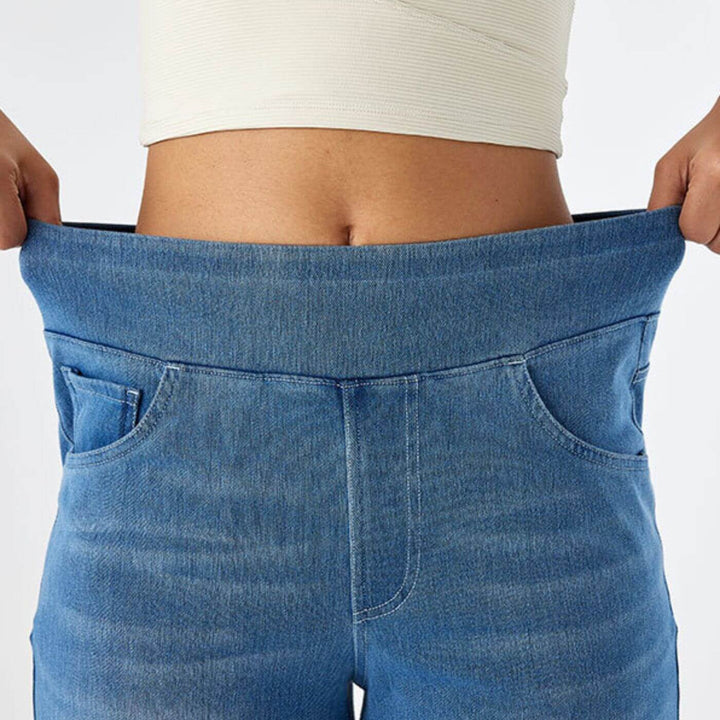 Emery - Elastic Waist Comfortable Wide Leg Pants
