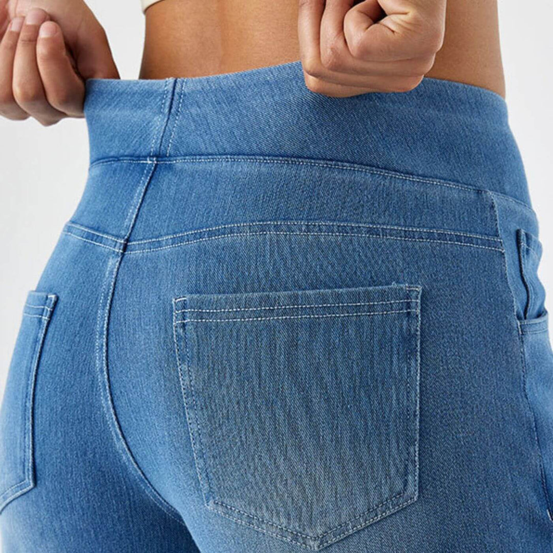 Emery - Elastic Waist Comfortable Wide Leg Pants