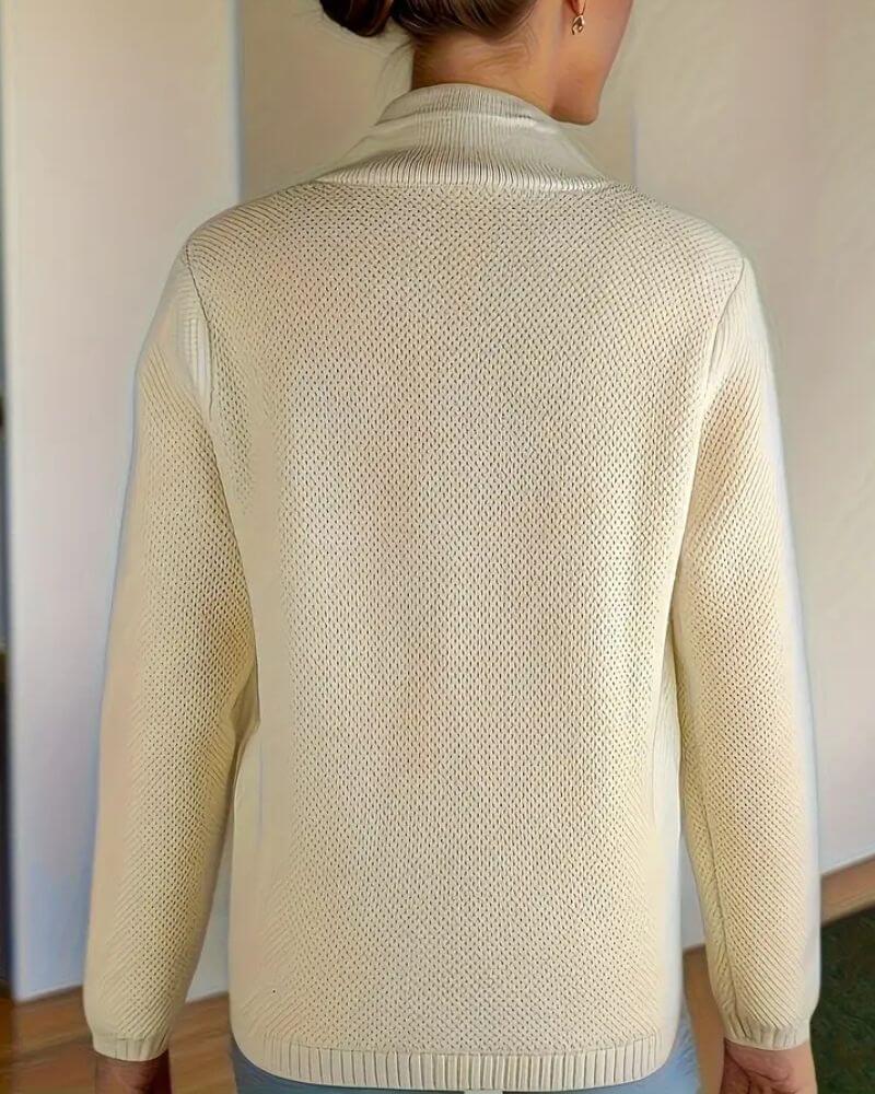 Emilia - Button Front Cozy Knitted Cardigan
