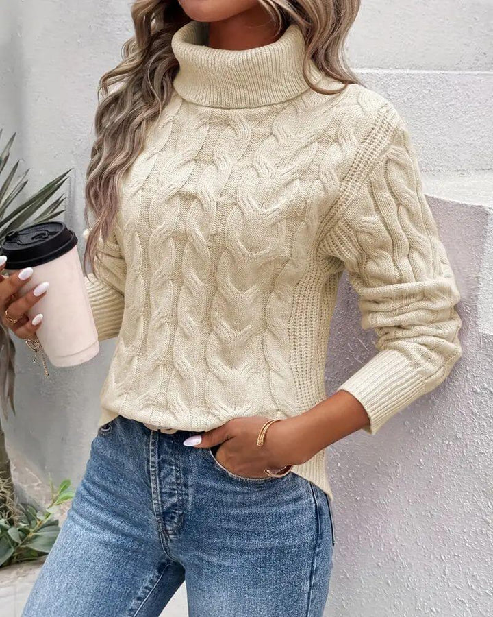 Emily - Comfortable Knit Turtleneck Sweater