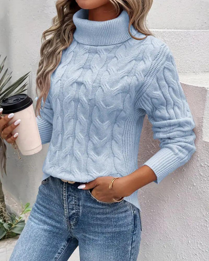 Emily - Comfortable Knit Turtleneck Sweater