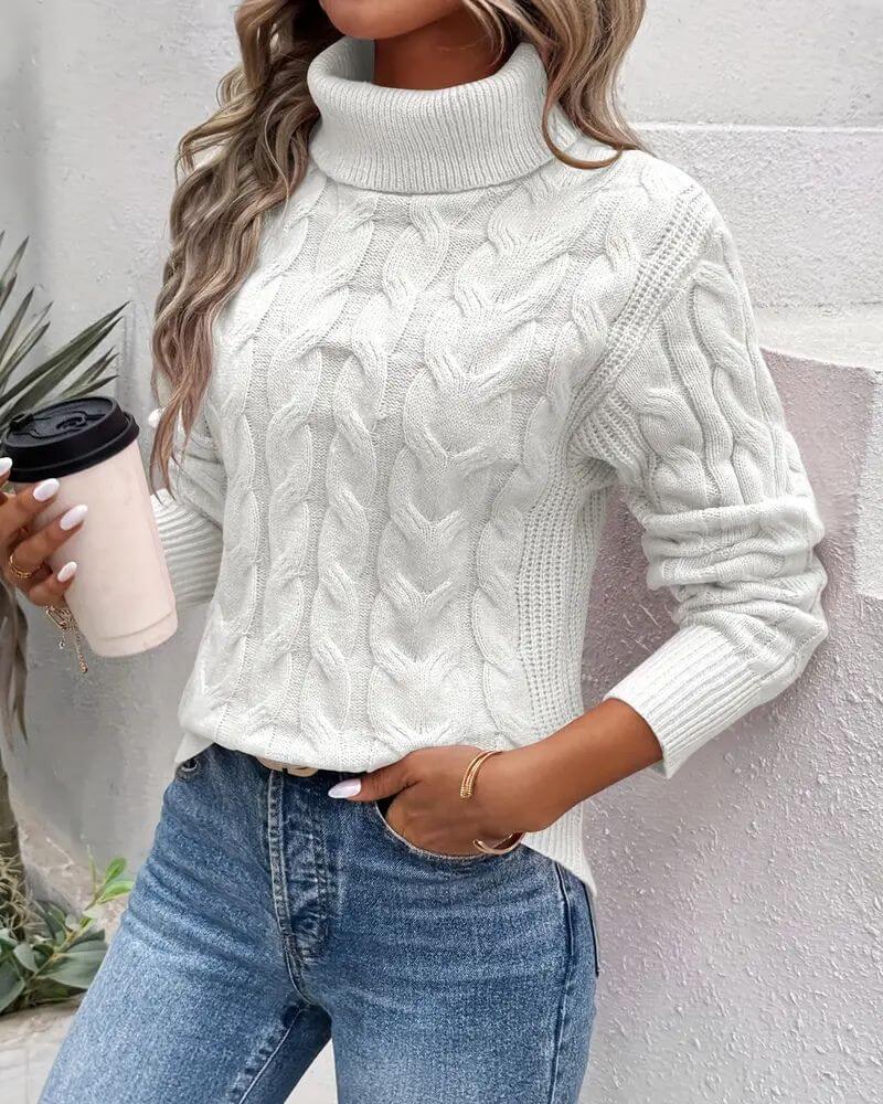 Emily - Comfortable Knit Turtleneck Sweater