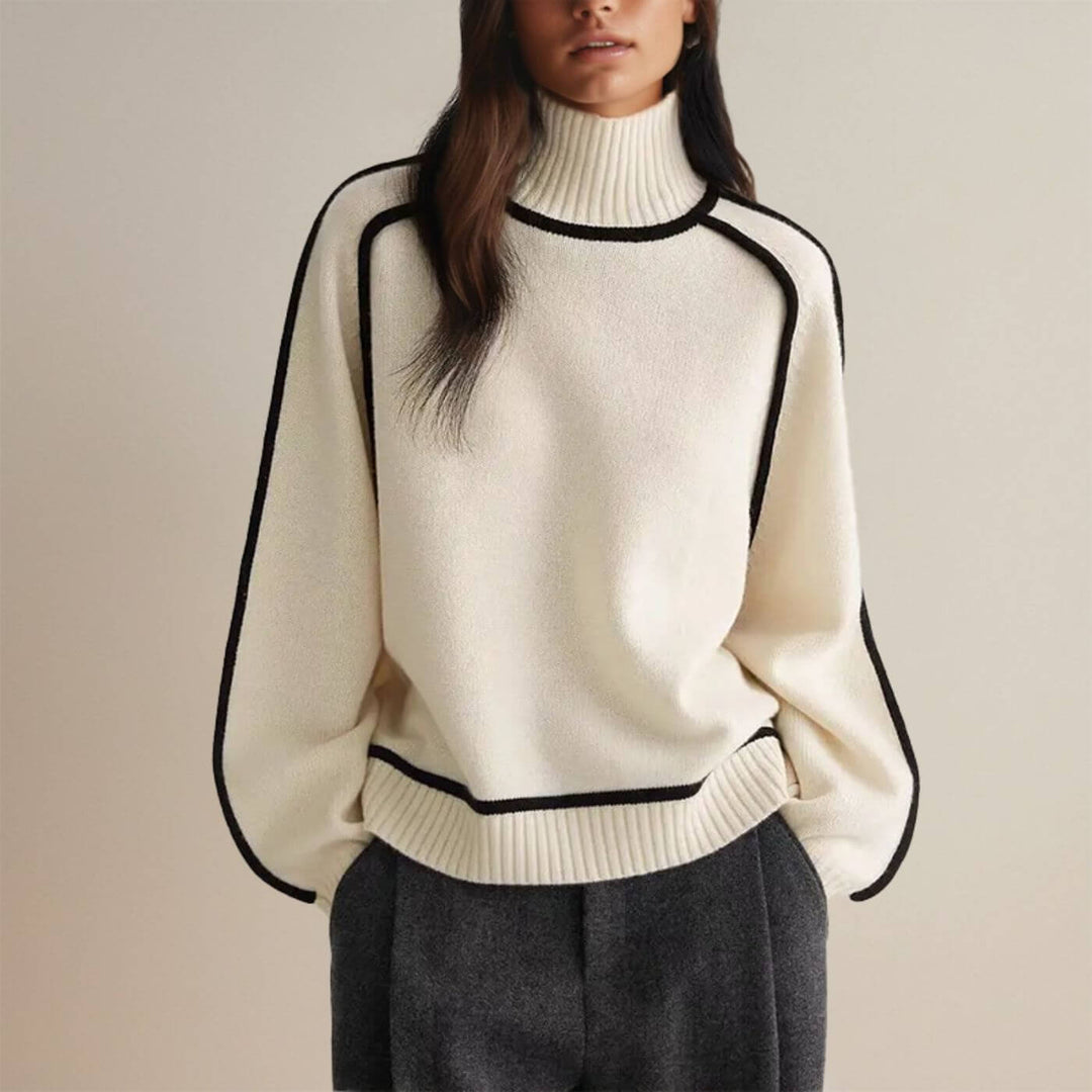 Esther - Elegant Couture Turtleneck Sweater