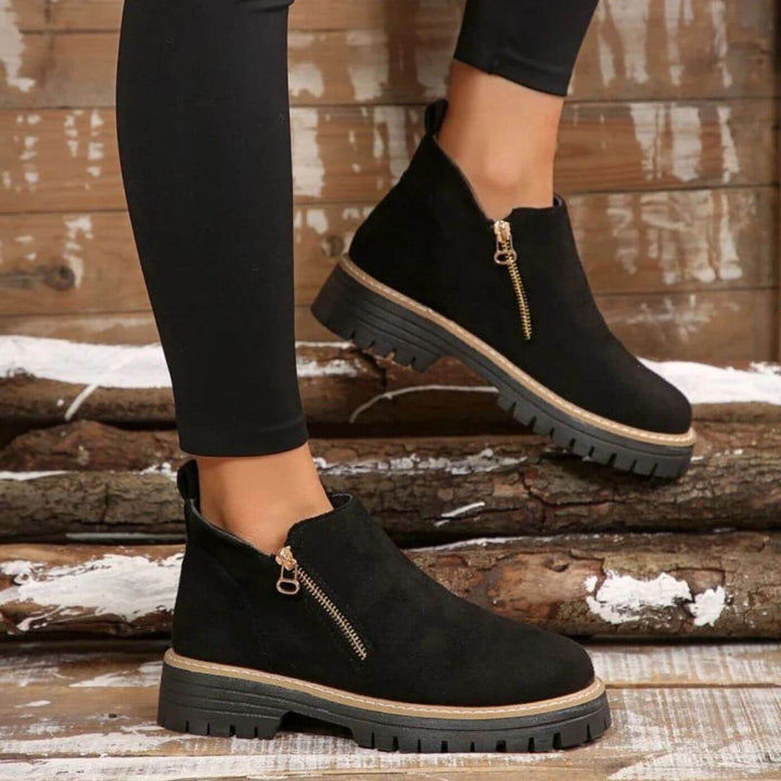Evelyn - Orthopedic Chunky Heel Ankle Boots
