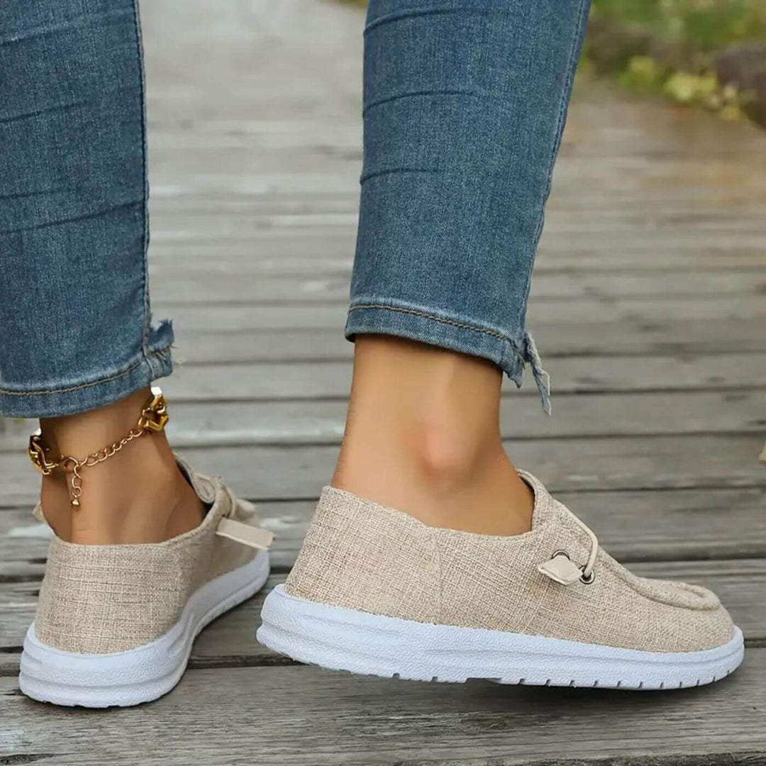 Evelyn - Casual Slip On Sneakers
