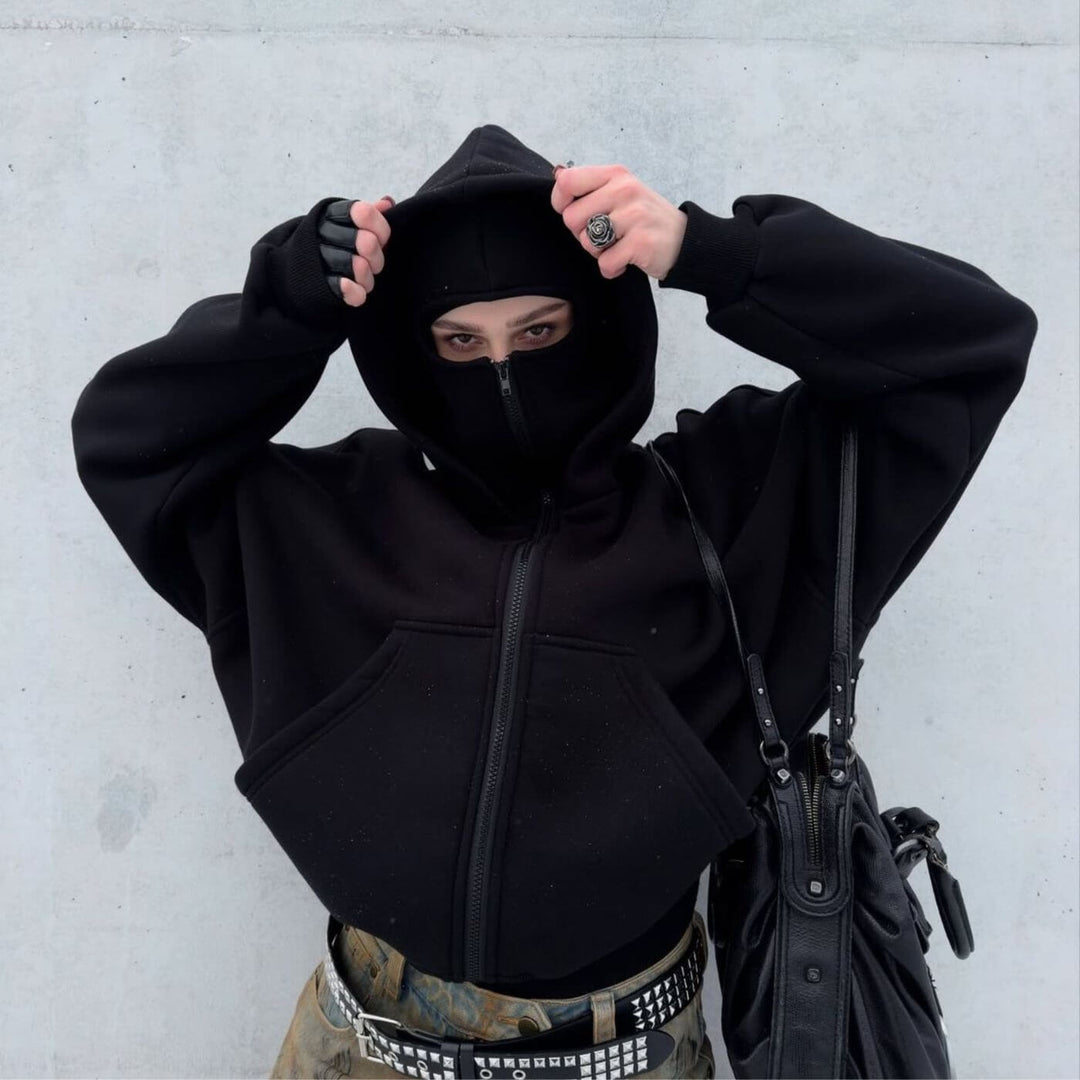 Faith - Comfortable Balaclava Unisex Hooded Jacket