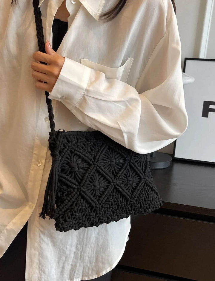 Fatima – Stylish Woven Crossbody Bag