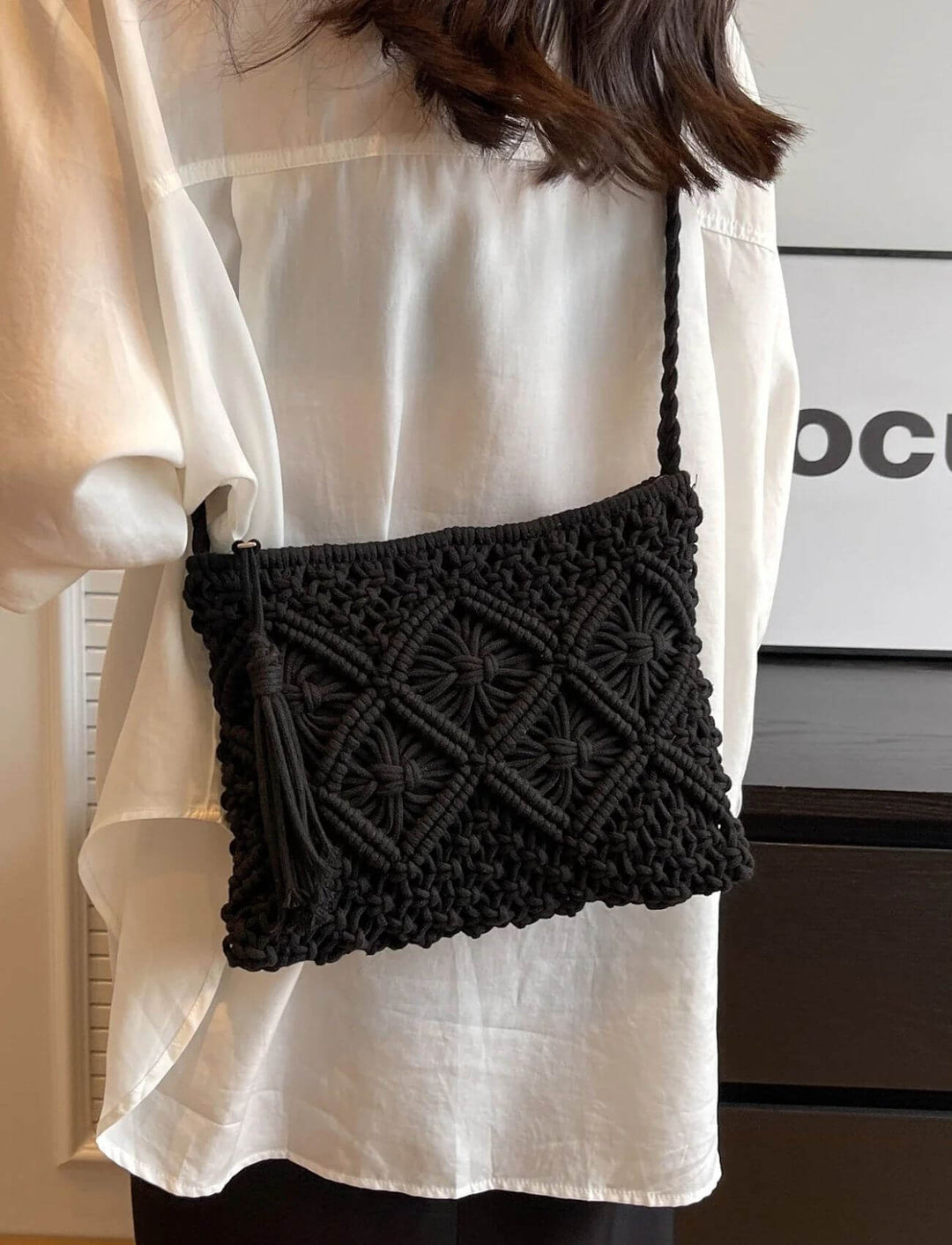Fatima – Stylish Woven Crossbody Bag