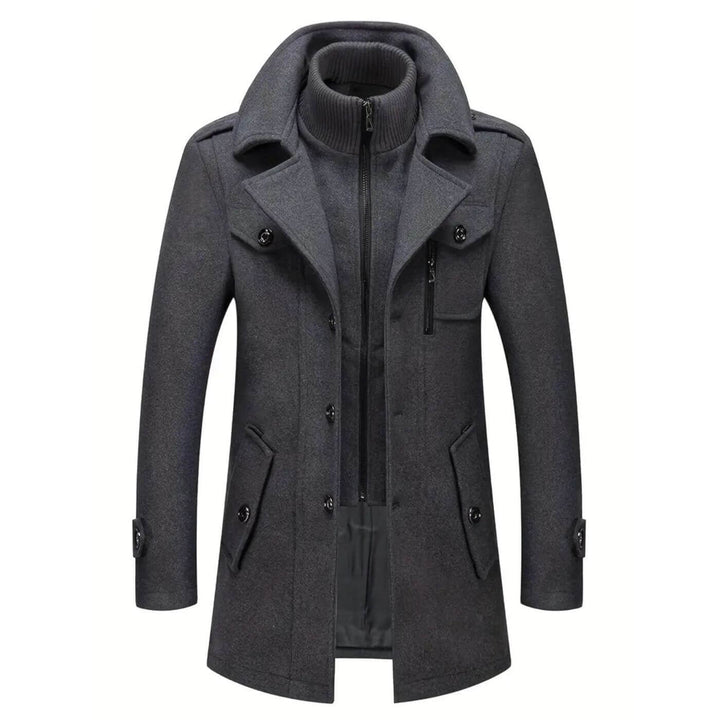 Finn - Elegant Double Collar Winter Warm Jacket