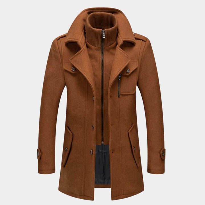 Finn - Elegant Double Collar Winter Warm Jacket