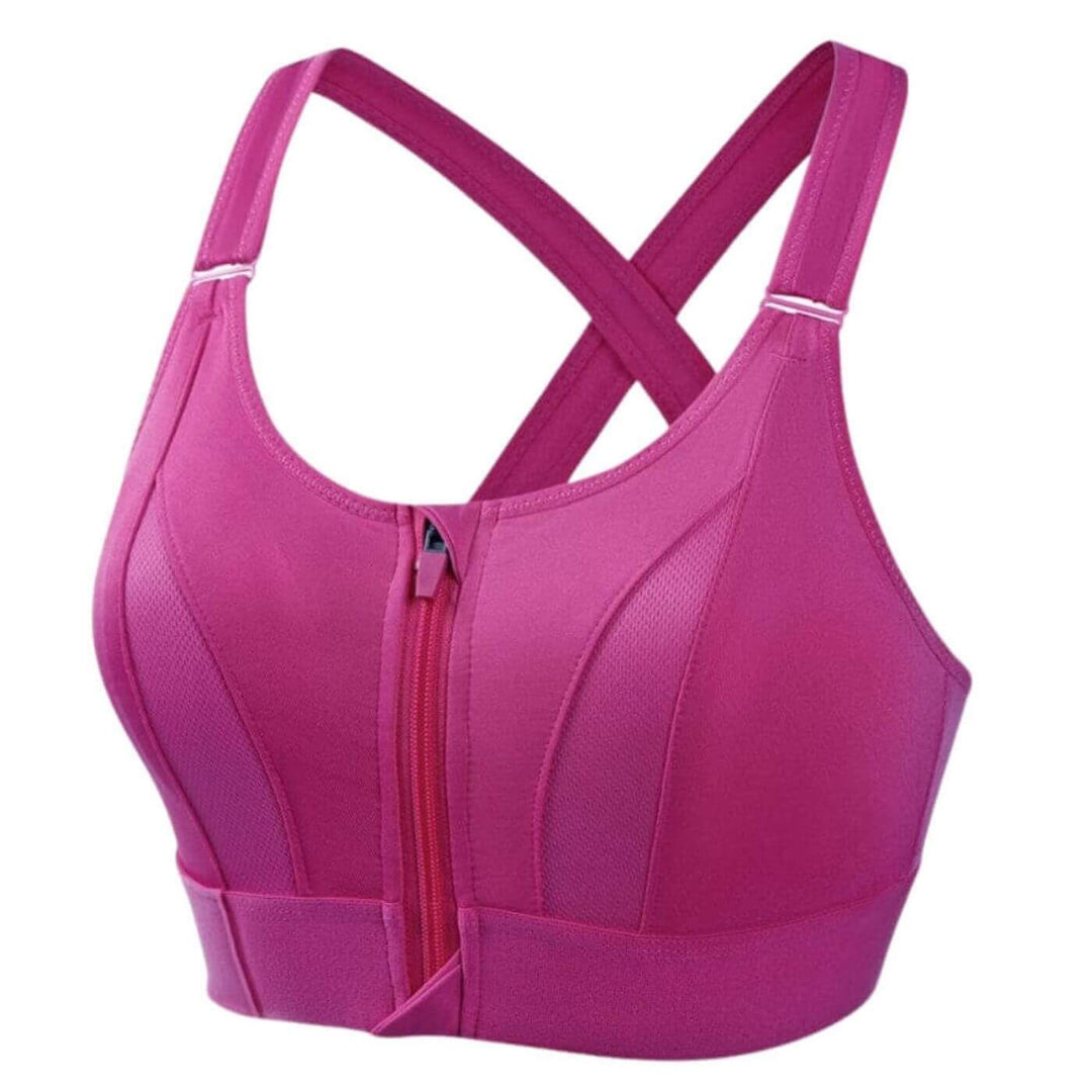 FitBra – Front Zipper Push-Up Sports Bra