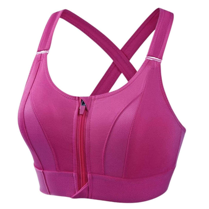 FitBra – Front Zipper Push-Up Sports Bra
