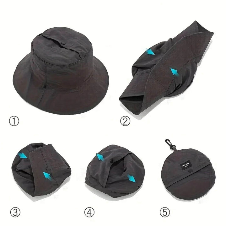 Garrett - UPF50+ UV Protection Waterproof Foldable Sun Hat