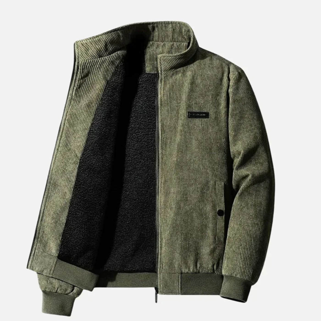 Giovanni - Winter Fleece Lined Corduroy Jacket