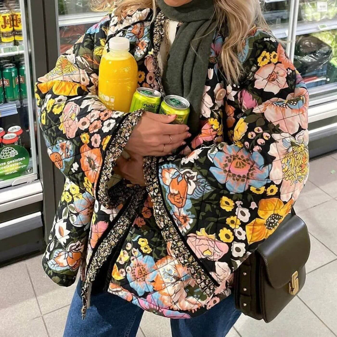 Haley - Elegant Floral Coat