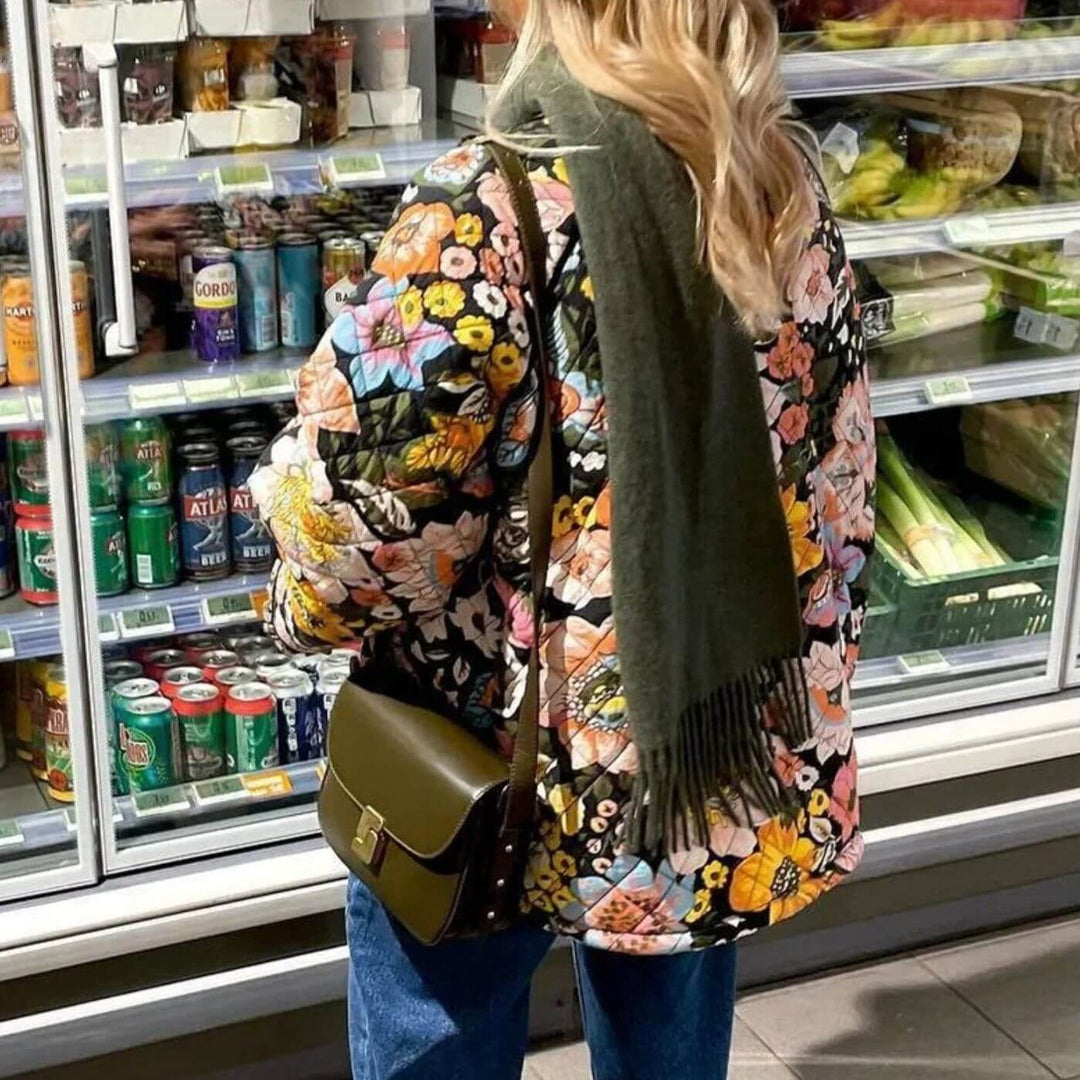 Haley - Elegant Floral Coat
