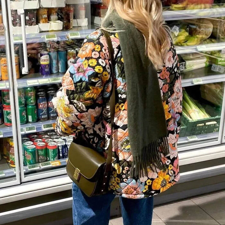 Haley - Elegant Floral Coat