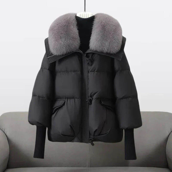 Harper - Elegant Fur Collar Winter Puffer Jacket