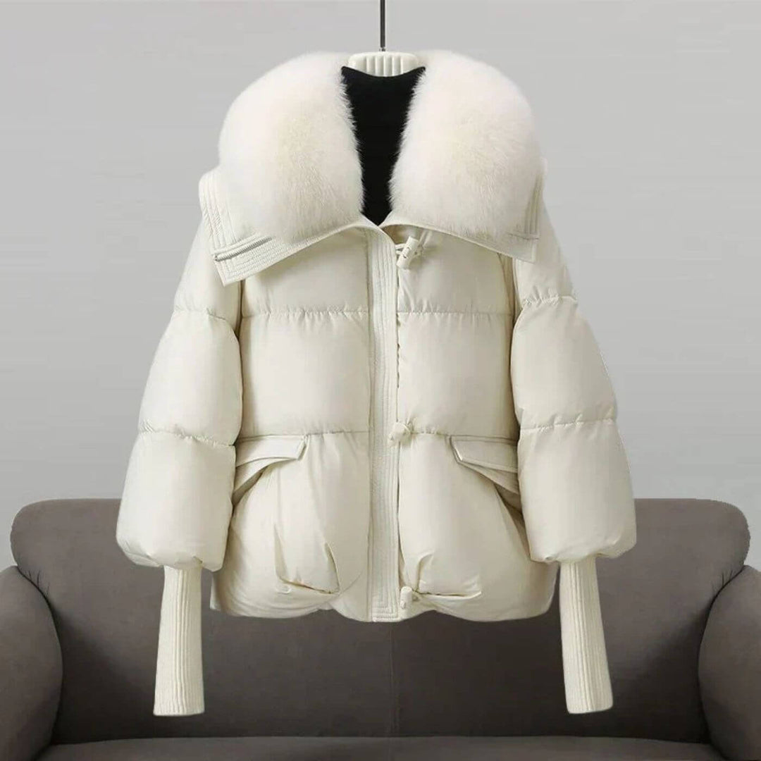 Harper - Elegant Fur Collar Winter Puffer Jacket
