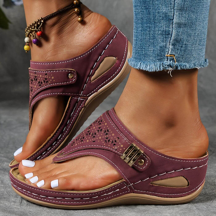 Hazel – Comfortable Orthopedic Wedge Sandals