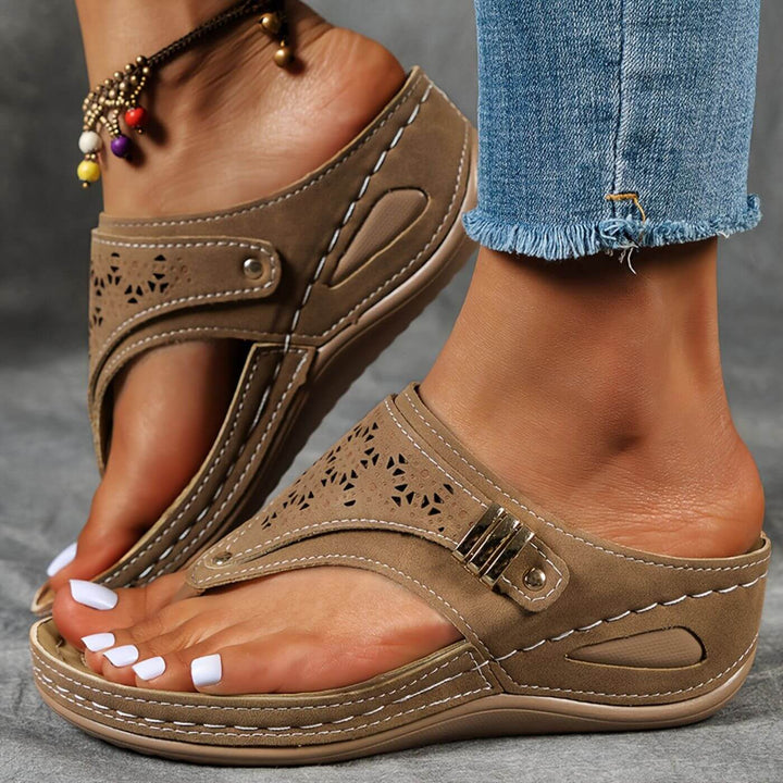 Hazel – Comfortable Orthopedic Wedge Sandals