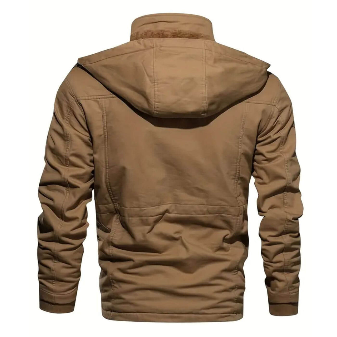 James - Multi-pocket Detachable Hooded Jacket