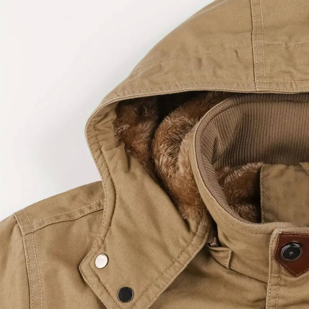 James - Multi-pocket Detachable Hooded Jacket
