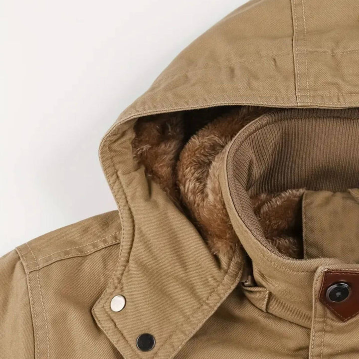 James - Multi-pocket Detachable Hooded Jacket
