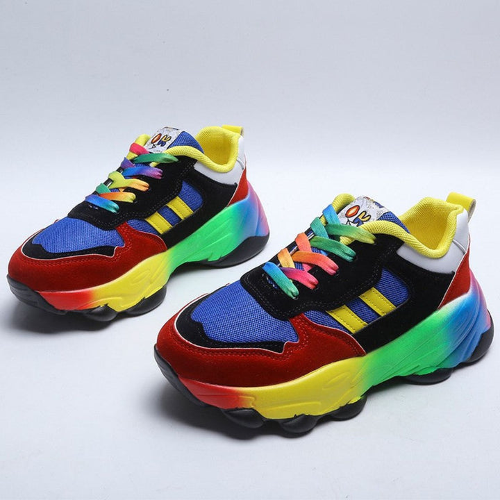 Jasmine - Stylish Rainbow Orthopedic Sneakers
