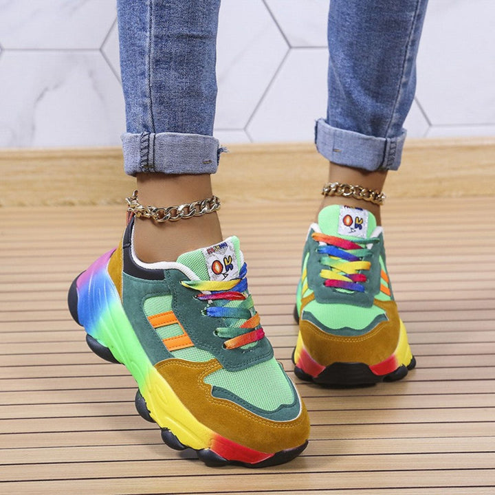 Jasmine - Stylish Rainbow Orthopedic Sneakers