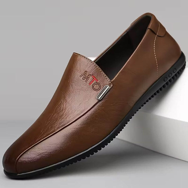 John - Classic Orthopedic Leather Moccasins
