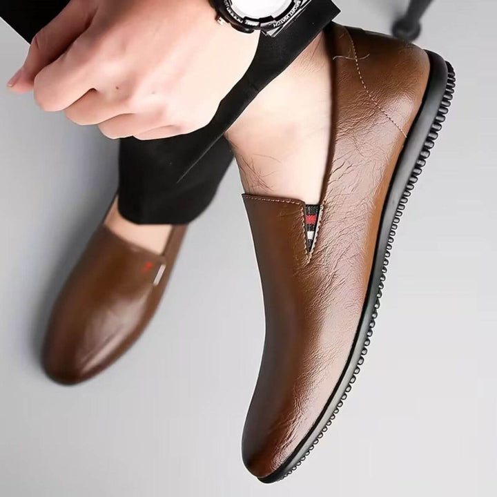 John - Classic Orthopedic Leather Moccasins