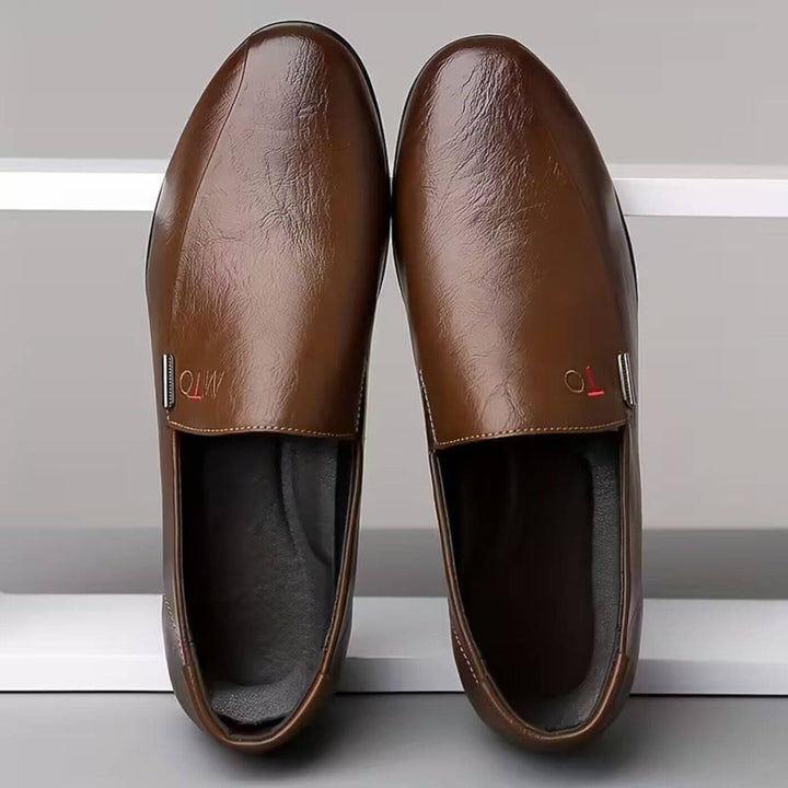 John - Classic Orthopedic Leather Moccasins