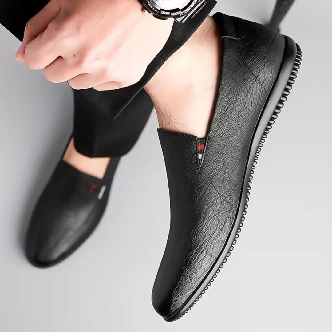 John - Classic Orthopedic Leather Moccasins