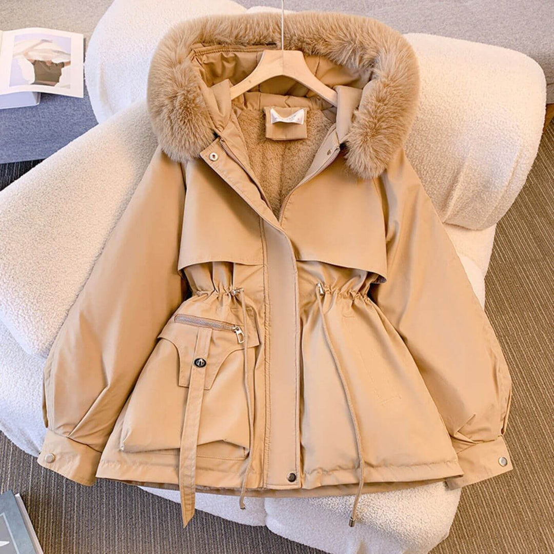 Sabrina - Comfortable Fur Lined Winter Coat